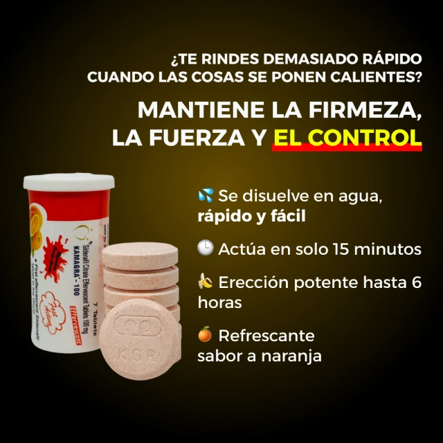 Tabletas efervescentes Kamagra - Imagen 2