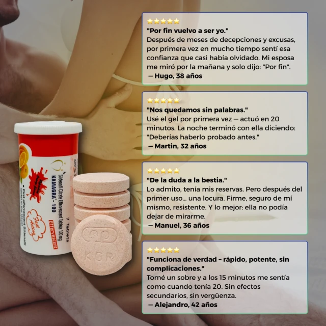 Tabletas efervescentes Kamagra - Imagen 4
