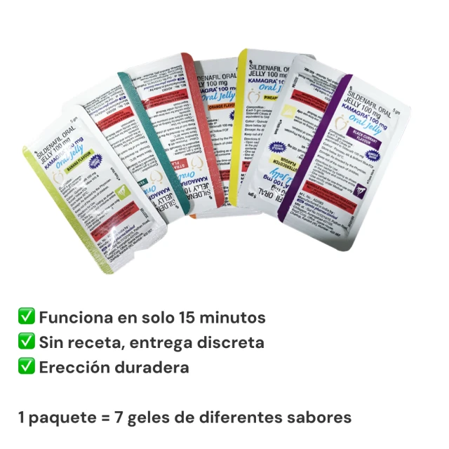 Kamagra Gel Oral Jelly - Imagen 4