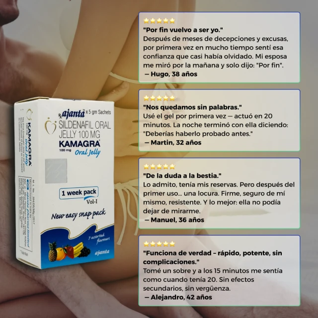 Kamagra Gel Oral Jelly - Imagen 6